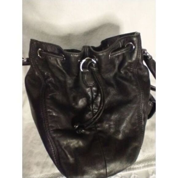 Michael Kors Black Leather Purse *USED* - Picture 4 of 10